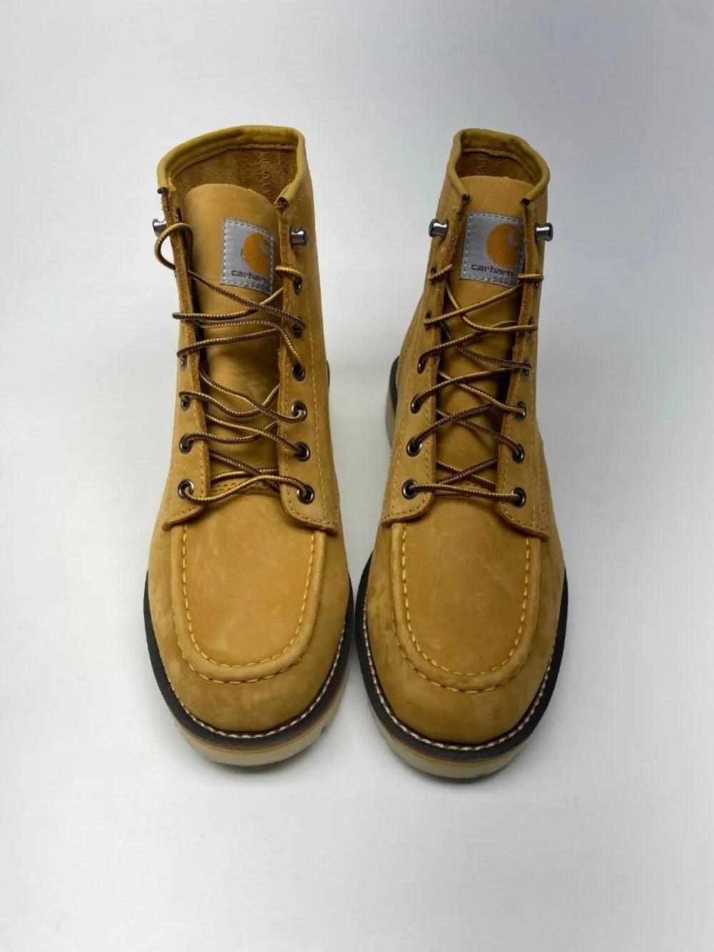 CARHARTT Men's Moc Wedge 6 Inch Work Boot Wheat FW6076 Sz 10
